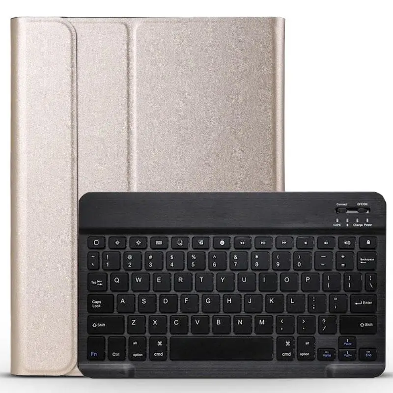 Gold with Black Чехол для huawei MediaPad M5 Lite 8 Клавиатура чехол Крышка 8,0 JDN2-W09 JDN2-AL00 JDN2-L09 кожа Bluetooth клавиатура чехол Funda - Цвет: Gold with Black