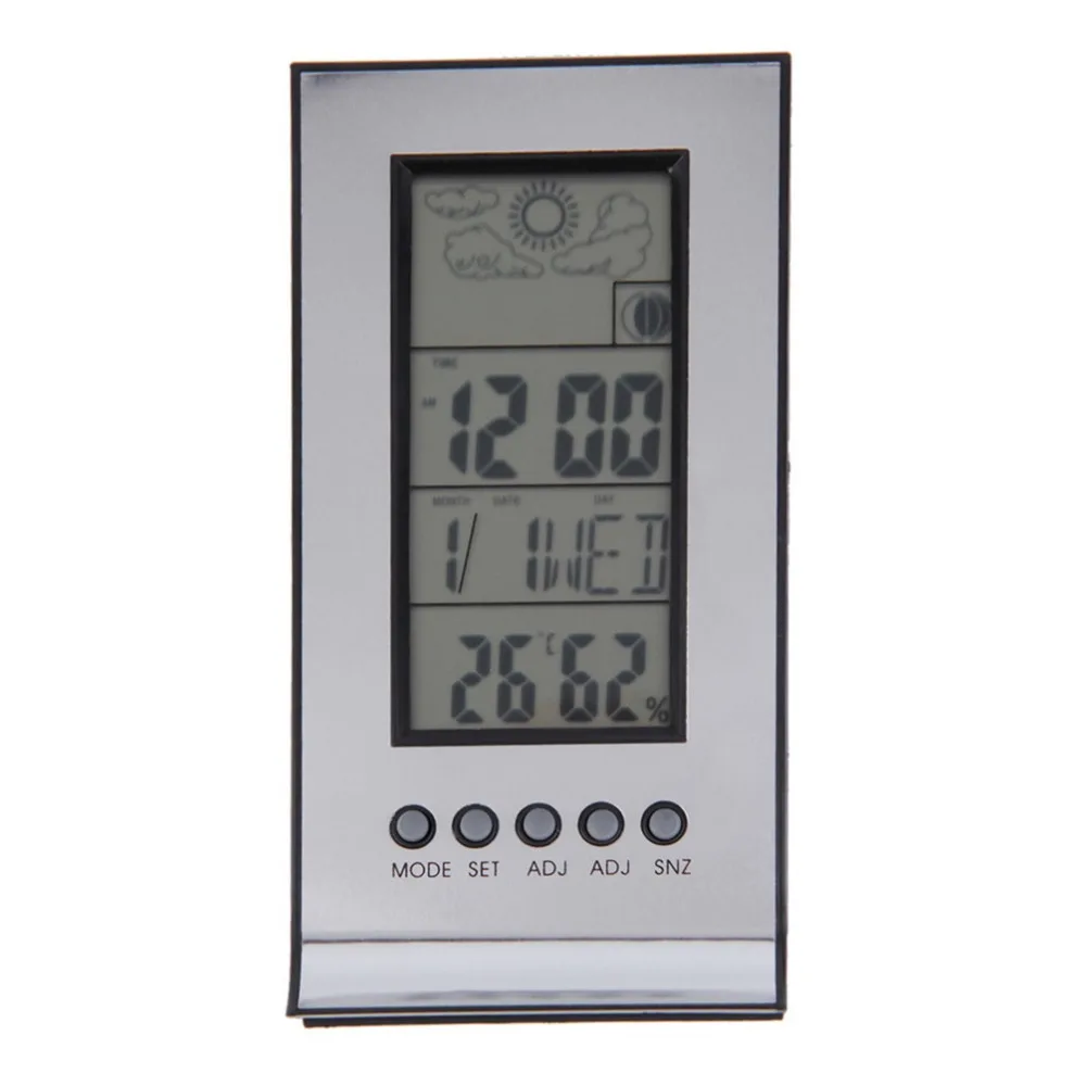 2017 New Arrival Indoor Outdoor Wireless Thermometer Weather Station Alarm Clock Calendar Drop Shipping | Инструменты