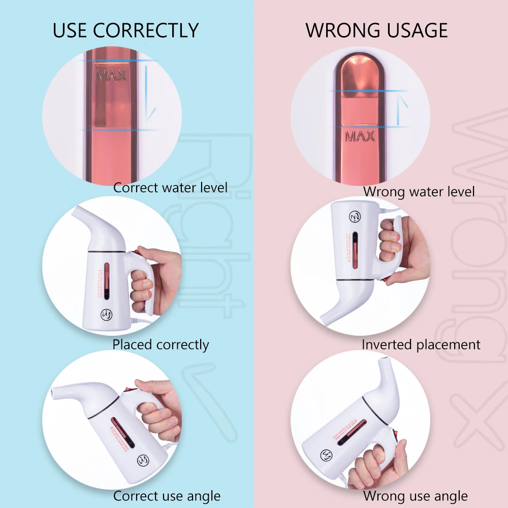 150 мл ручной отпариватель для одежды переносной тканей белого цвета|Отпариватели