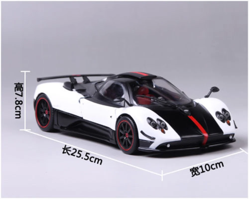 Новинка, игрушечная машинка, литье под давлением, соотношение 1:18, Pagani Huayra, игрушечная машинка для сына, модель, игрушечная машинка, коллекция 1/18 автомобилей