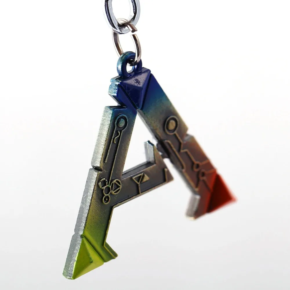 

12pcs/lot ARK Survival Evolved Key Chain Men Women Key Rings For Gift Chaveiro Car Keychain Jewelry Game Key Holder Souvenir
