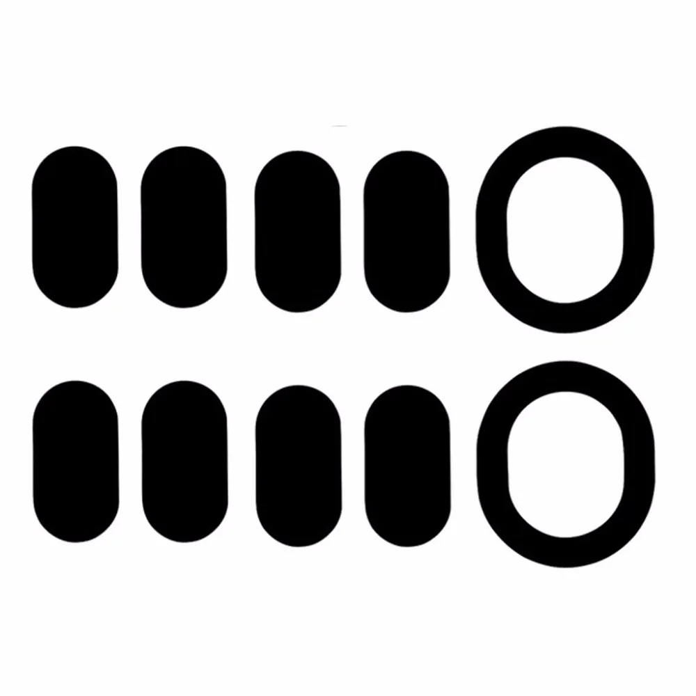 2 комплекта 0 6 мм лапки для мыши Мыши коньки Logitech G102 лазерная мышь с бесплатным