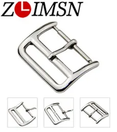 ZLIMSN 316L ремешок для часов из нержавеющей стали спортивный браслет плоский конец двойной кнопочный застежка Военная Relogio 18 20 22 24 мм