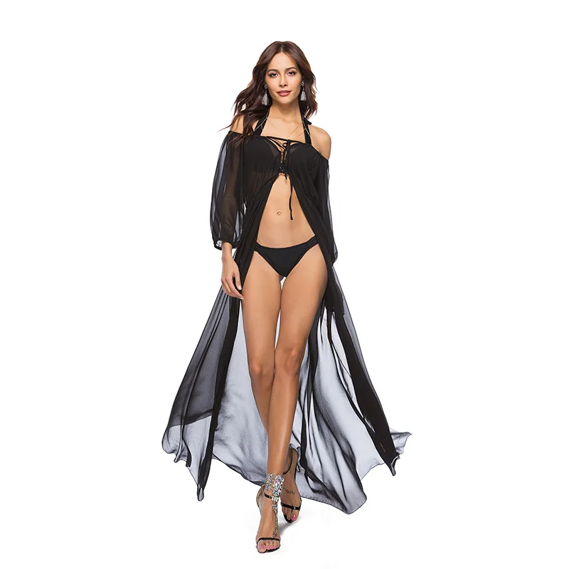 Женское пляжное платье с открытыми плечами Vestidos Verano Пляжное длинное в богемном