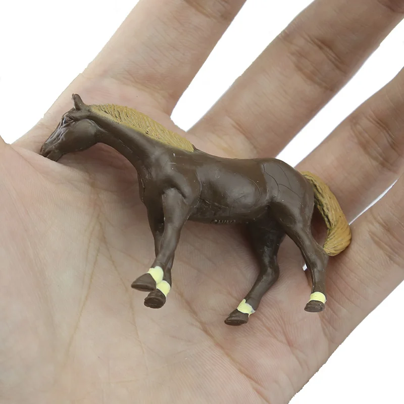 12 шт./компл. оригинальная коробка лошадь серии высокая моделирования ПВХ Модель