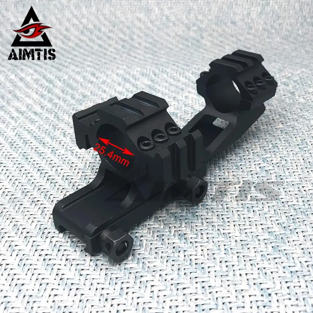 AIMTIS Tri Side Rail Extend 25 4 мм винтовочный прицел для охотничьего прицела|Кронштейны и