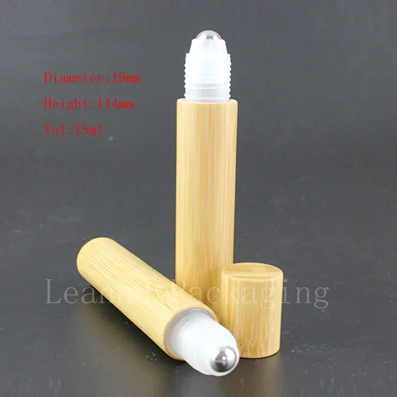 

15cc eyecream container roller,lotion cosmetics bottles for perfumes, essential oil.empty 15ml bamboo packaging roller on bottle