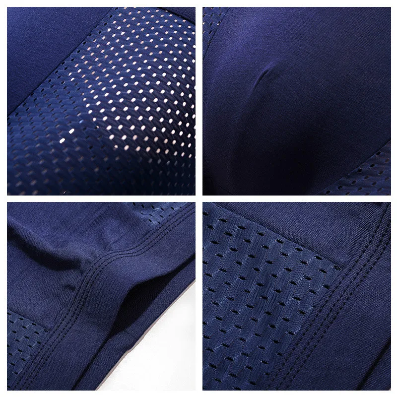 Сексуальное мужское нижнее белье мужские боксеры cueca хлопковые сетчатые трусы