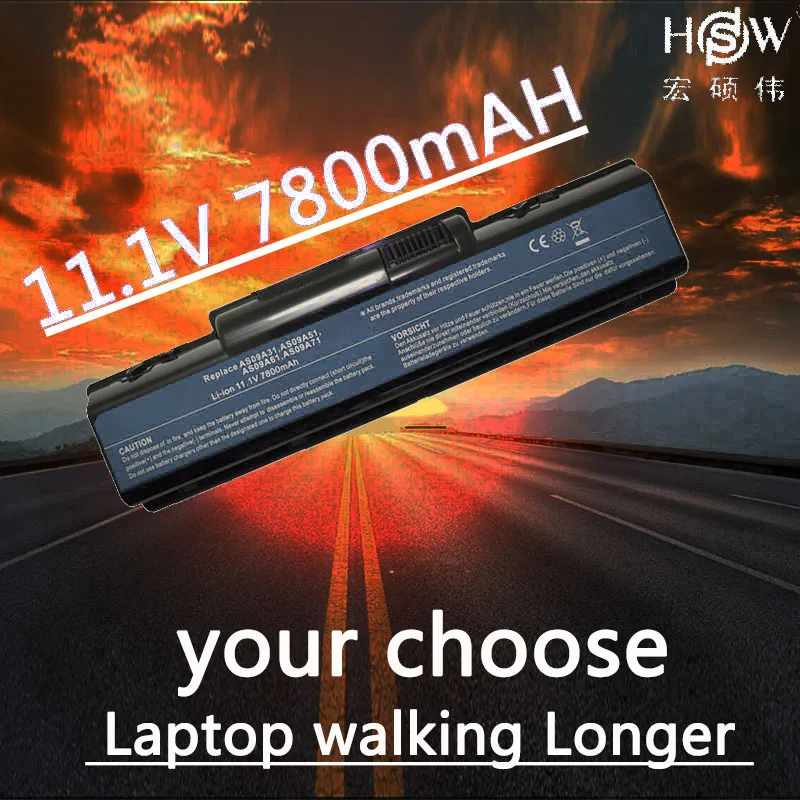 Аккумулятор для ноутбука HSW 7800 мАч AS09A31 AS09A41 AS09A51 AS09A61 AS09A71 батарея Acer Aspire 4732 4732Z 4937