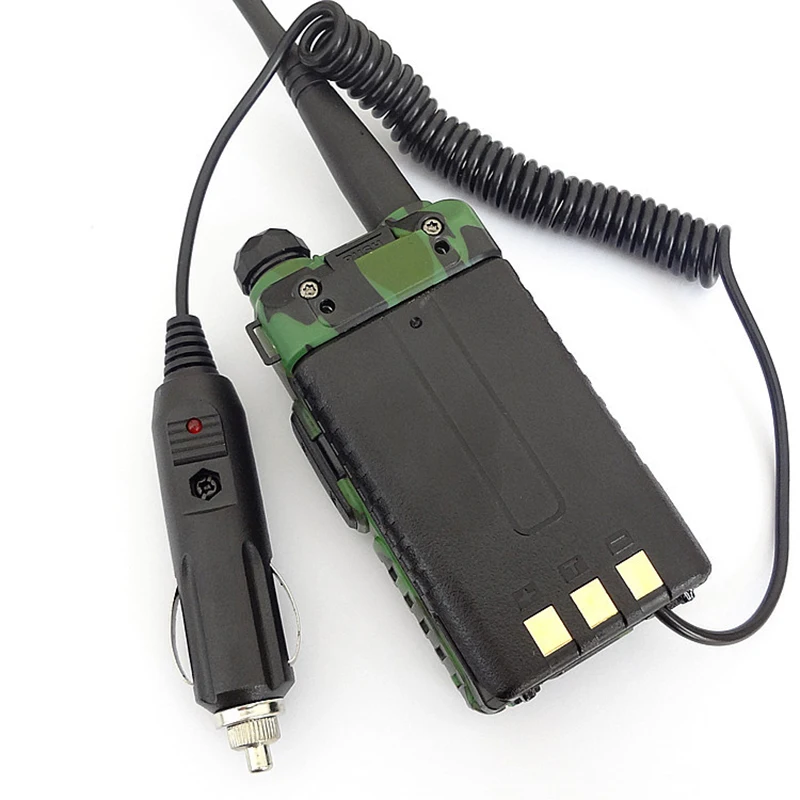 Cheap 2pcs BAOFENG UV-5R Car Charger For UV 5R UV-5RB UV-5RA Two Way Radio CB Walkie Talkie Battery Eliminator UV5R Accessories | Мобильные