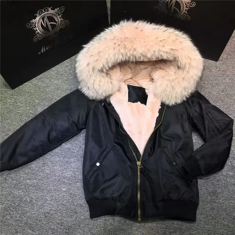 Женская зимняя куртка-бомбер светло-розовая куртка на молнии водонепроницаемая |