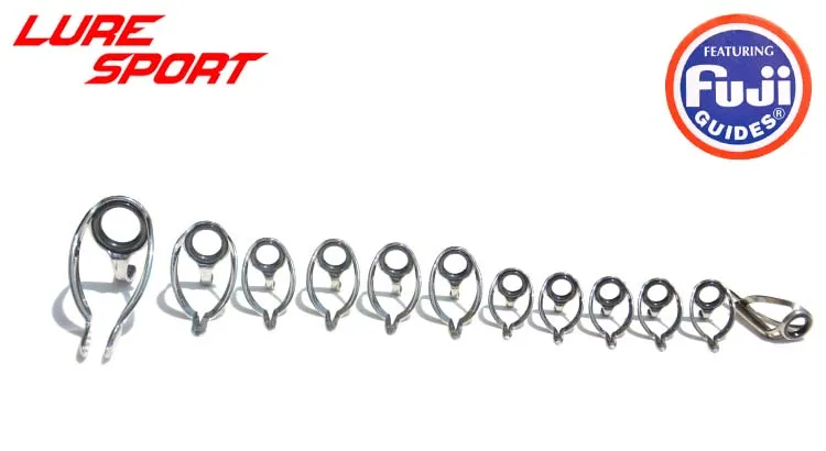 LureSport FUJI направляющий набор HNNT Топ HBNG RBNG направляющий набор стержень строительный компонент ремонт удочки DIY аксессуар