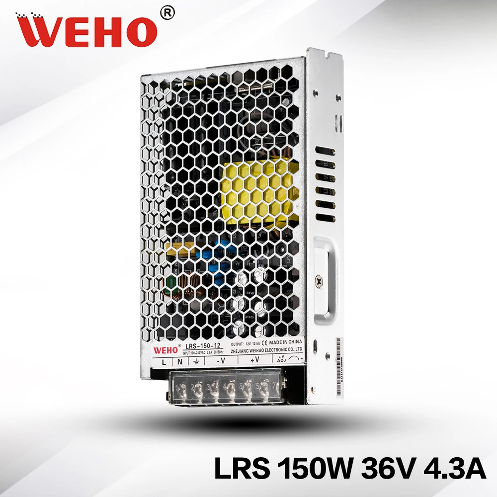 (LRS-150-36)WEHO высокоэффективный 150 Вт 36 В блок питания тонкого типа 30 мм | Обустройство