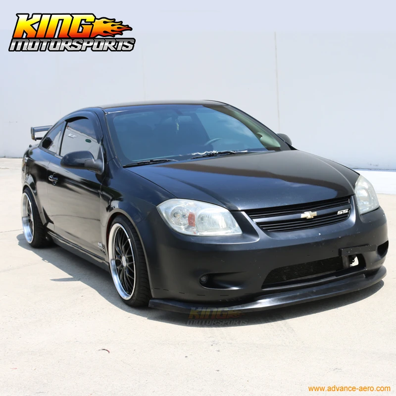 Подходит для 05-10 Chevy Cobalt SS Bumper только ST style передний бампер для губ Неокрашенный-PU