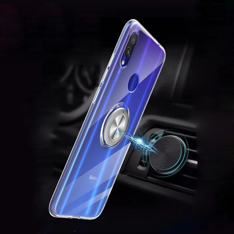 Чехол для Redmi 7 чехол Xiaomi Note M1901F7C Роскошный прозрачный силиконовый Магнитный Pro