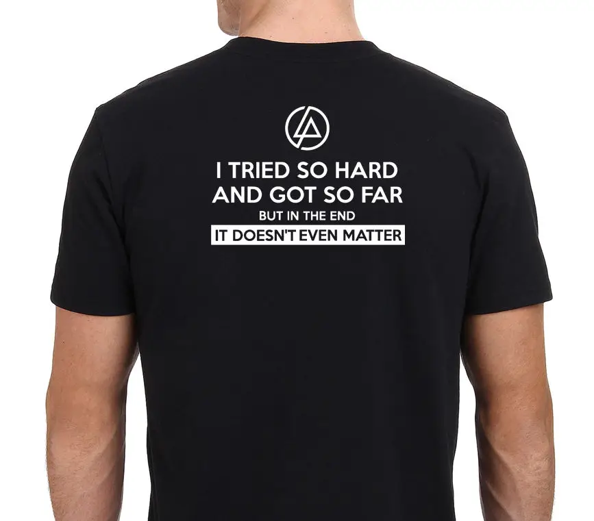 Новый Linkin Park дань футболка Для мужчин черный Размеры: S XXL|t-shirt men black|t-shirt menlinkin park |