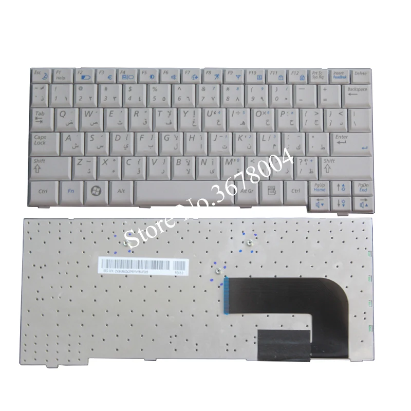 Новая арабская клавиатура для SAMSUNG NP NC10 ND10 N108 NC310 N110 NP10 N128 N140 N130 AR белая