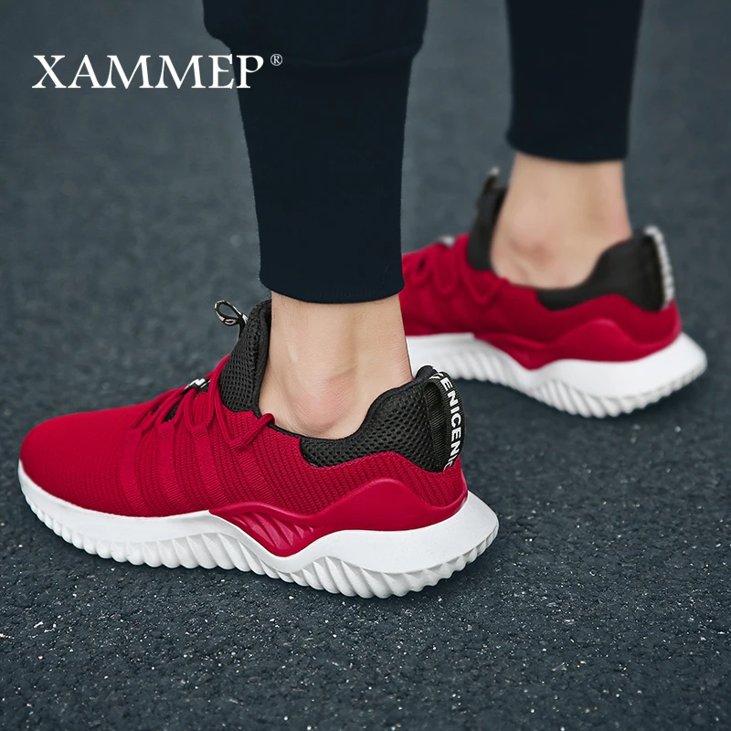 Кроссовки Xammep мужские сетчатые повседневные брендовые сникерсы лоферы дышащая