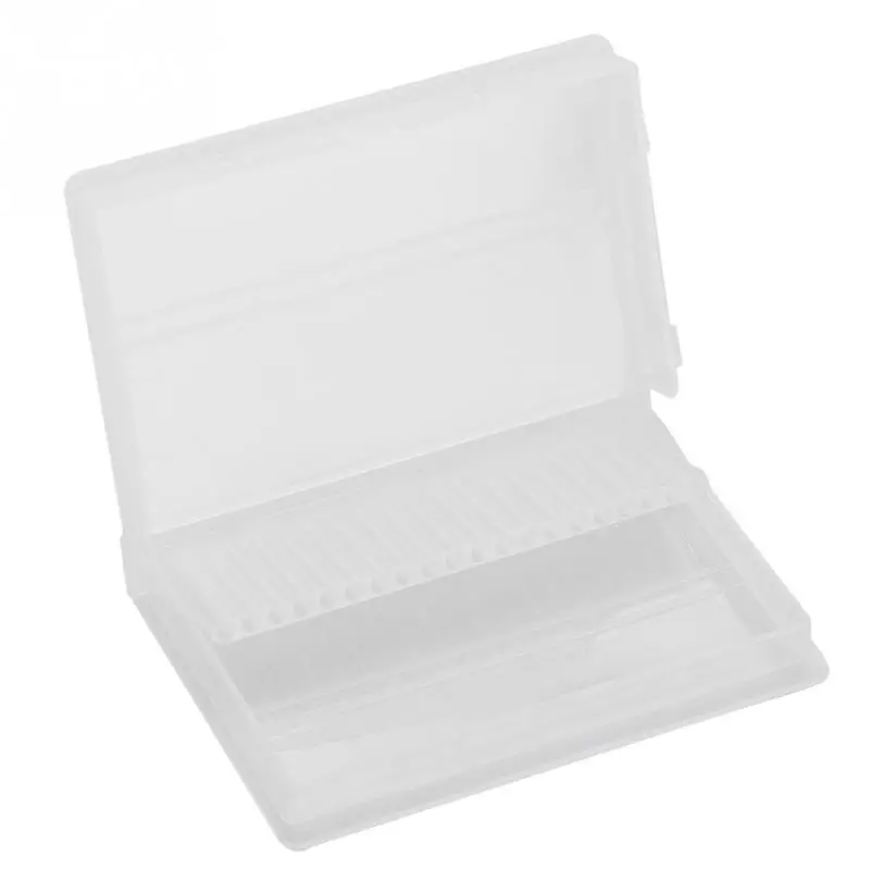 20 Slots Storage Box For Nail Drill Bit Files Holder Container Case Display Organizer Acrylic Manicure Tool | Красота и здоровье