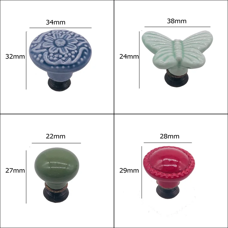 1 шт. Керамика с цветочным узором и изображением героев мультфильмов комод ящик