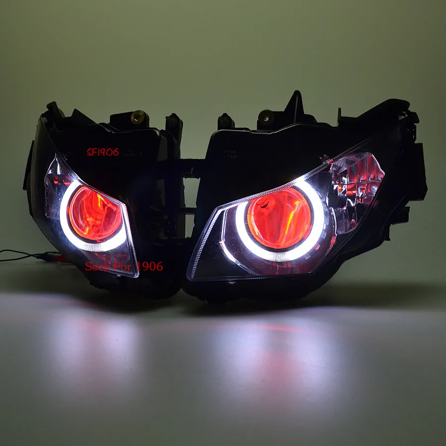 Модифицированные светодиодные лампы белого ангела и красного демона для Honda