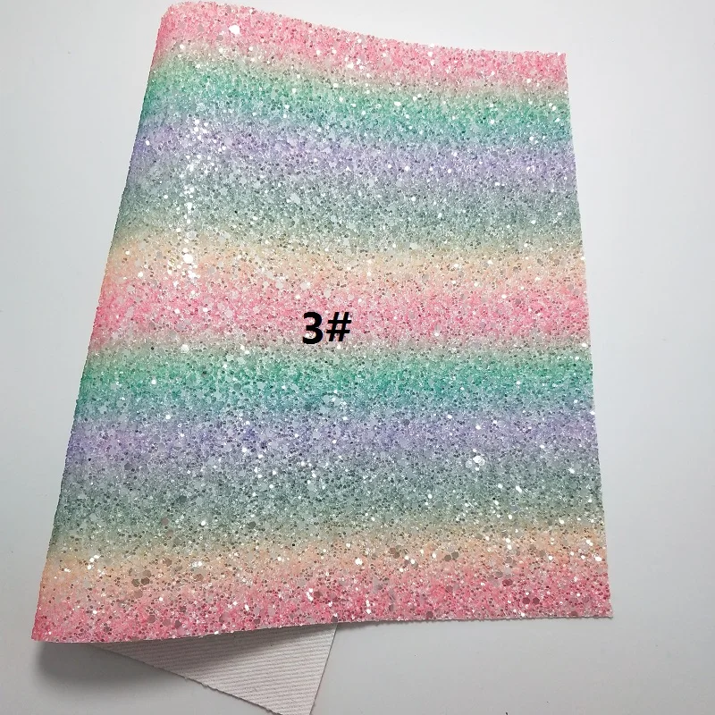 3 1 шт. 21X29 см синтетический Letaher, Cuero Sintetico Rainbow с эффектом блестящей кожи для изготовления бантов аксессуары S202B - Цвет: 3