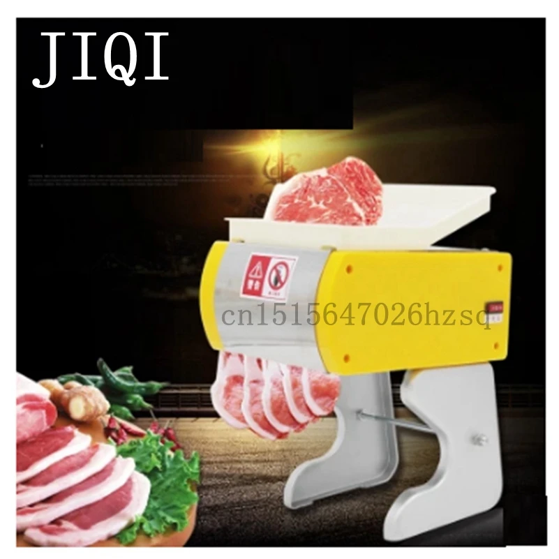 JIQI коммерческих бытовая мясорубка большая емкость быстро резки Электрический