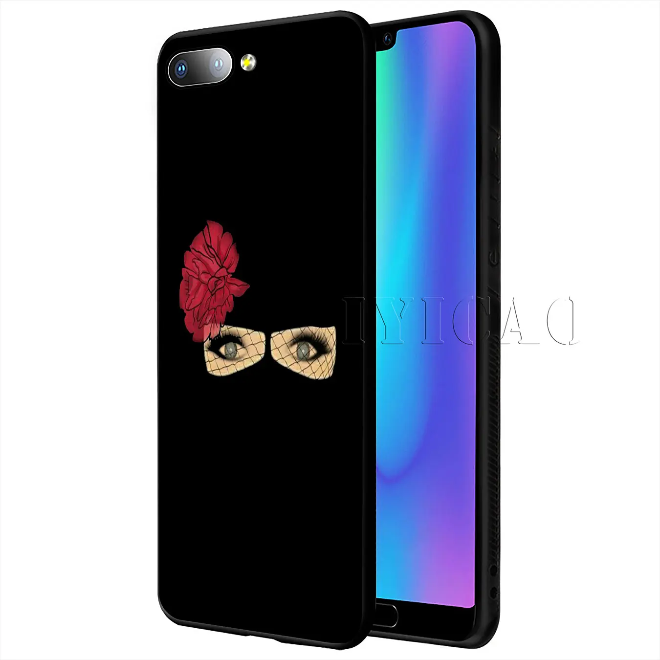 IYICAO Мусульманский Исламский Женский мягкий чехол с глазами для Huawei Y9 Y7 Y6 Prime 2019 Honor