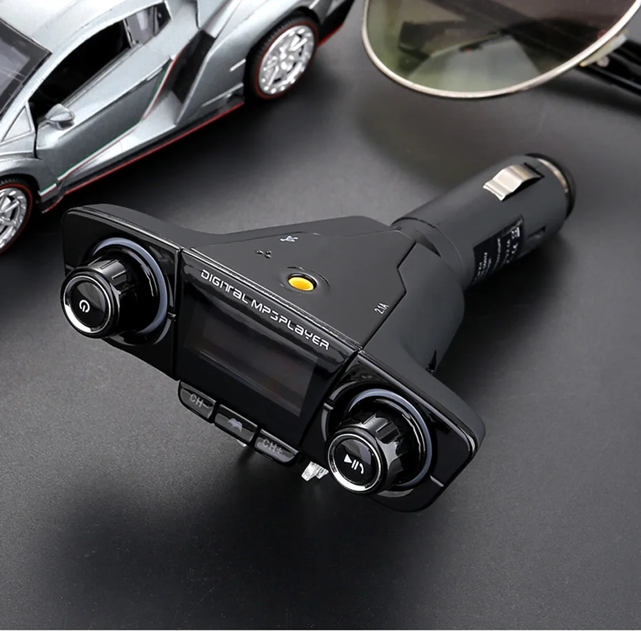 Автомобильное зарядное устройство Visture BT06 FM трансмиттер Aux модулятор Bluetooth MP3