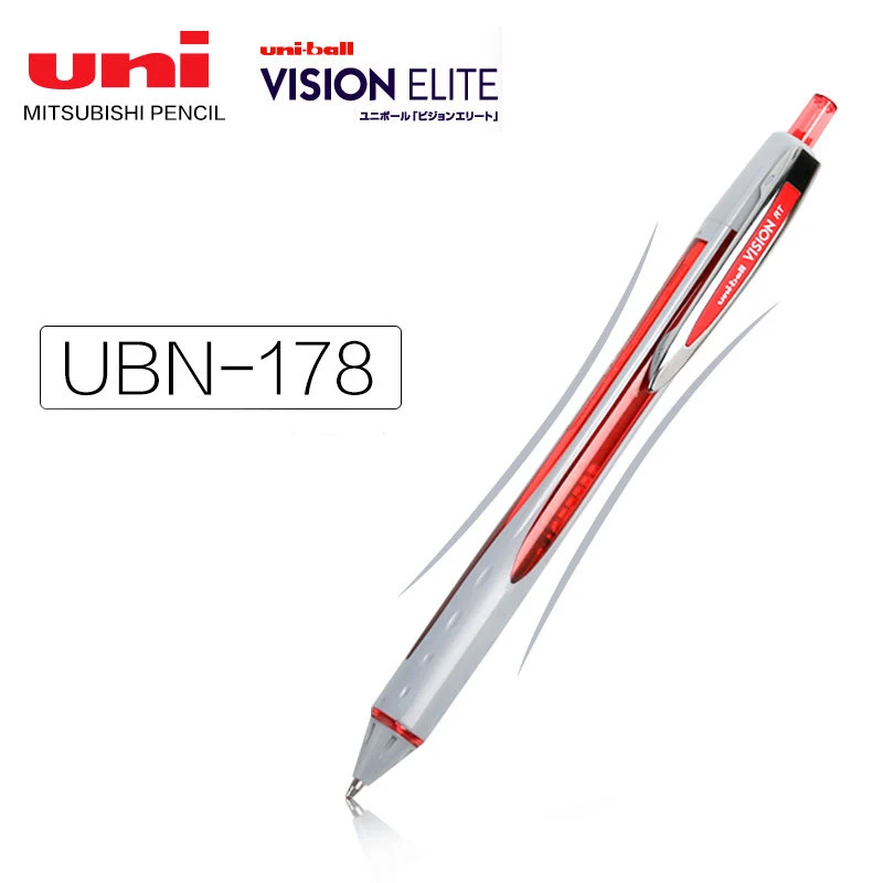 Uni UBN-178 гелевая ручка 0,8 мм знак ручка пресс тип 3 цвета