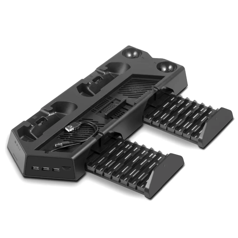 Все в одном PS VR подставка для PS4 тонкий Pro Vertical Stand системы охлаждения fan Controller