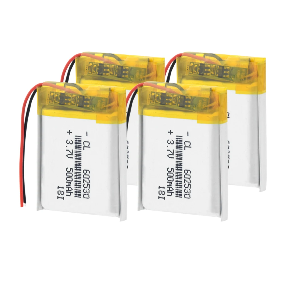 3,7 V 500mAh литий-полимерный аккумулятор 602530 батарея литий-ионный Lipo ячеек для gps MP3 MP4 игрушка bluetooth-гарнитура