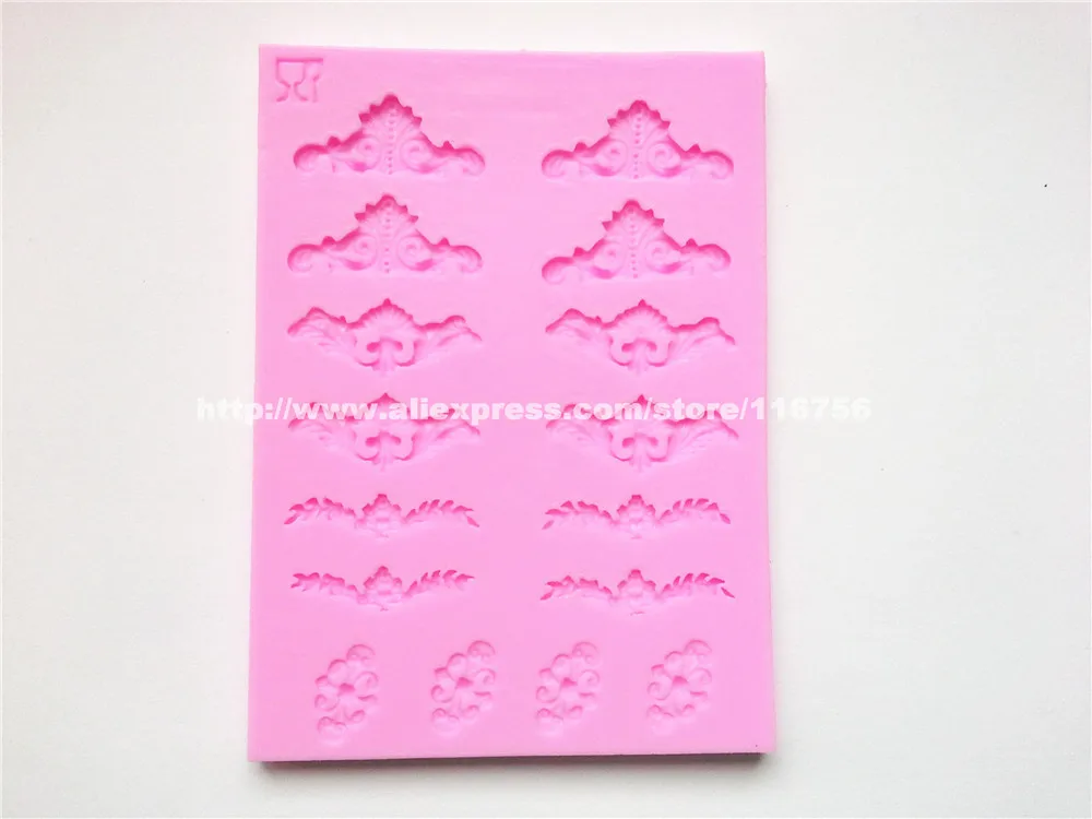 

New! Free Shipping Small Patterns Shaped Silicone Mold Cake Decoration Fondant Cake 3D Food Grade Silicone Mould 222