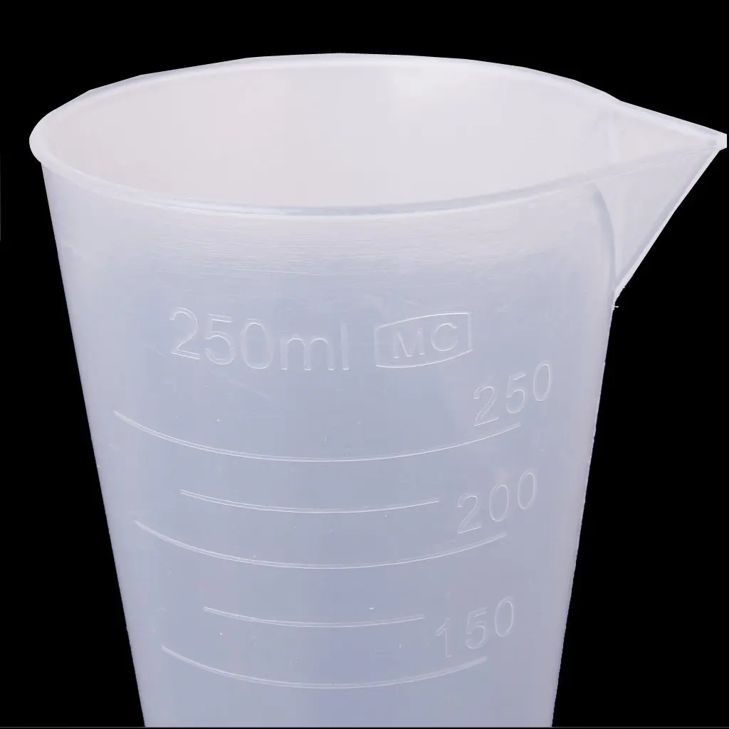 Доступные 250 мл прозрачные пластиковые конусные мерные чашки|250 ml|plastic cone cupsml measure |
