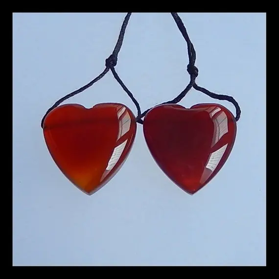 

Wholesale!Heart Earring Set, Selling Carved Red Agate Heart Earrings For Women Jewelry Making DIY,23x23x8mm,12.4g