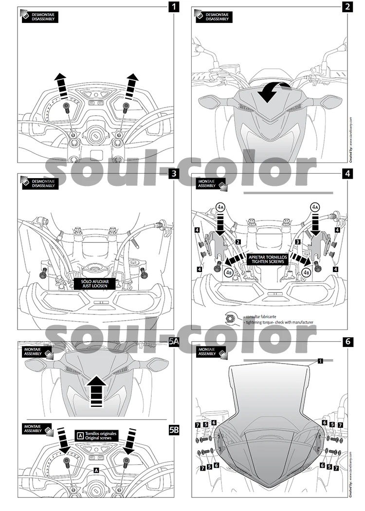 Мотоцикл Дым ветровое стекло козырек стиль подходит для HONDA CB650F Double Bubble 14-18