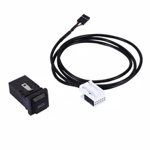 Штепсельная Вилка кабель AUX для VW Golf GTI Jetta MK6 Sagitar Scirocco RCD510 RCD310|cable