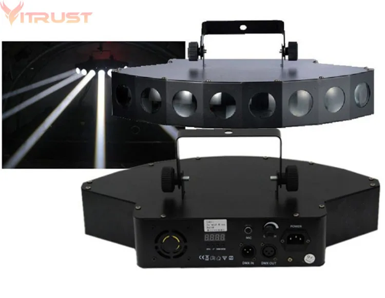Stage Beam Lamps PRO DJ Show Party Lighting DMX512 Disco Bar Xmas RGB 8 Heads Projector Spotlights | Лампы и освещение