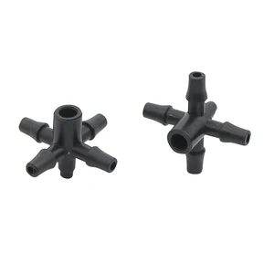 5-ходовой соединитель шланга для сельского хозяйства, аксессуары для капельного орошения, соединитель, садовые шланги 35 мм, 200 шт.