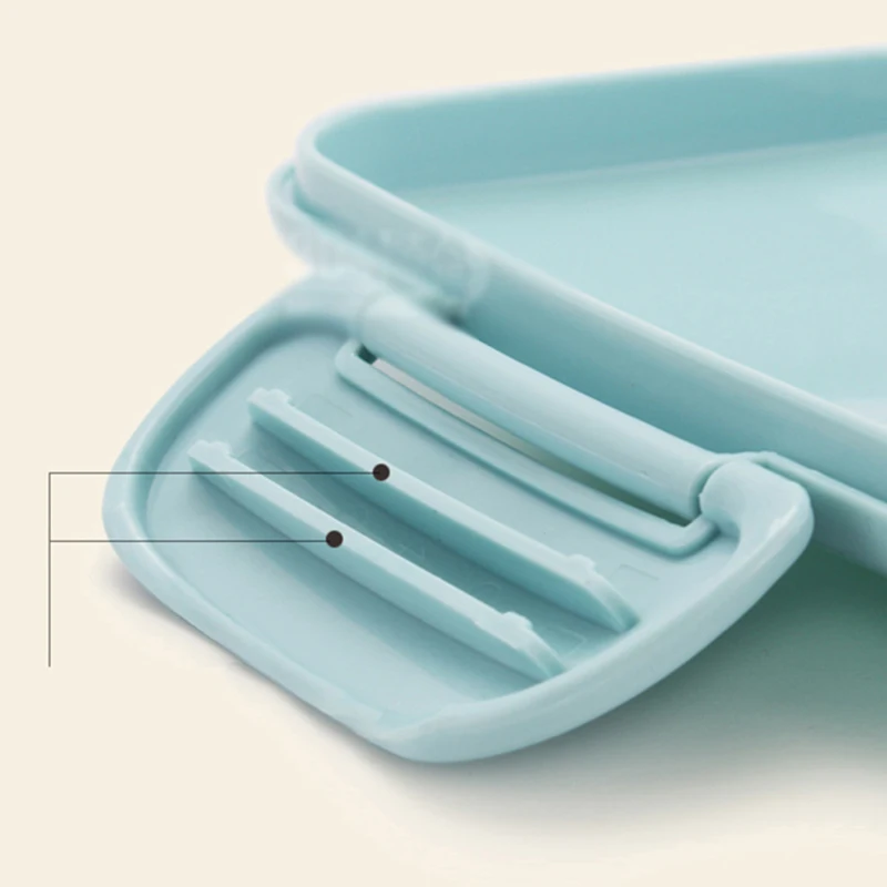 Здоровый пластиковый Ланч бокс Bento ланчбокс для микроволновой печи с
