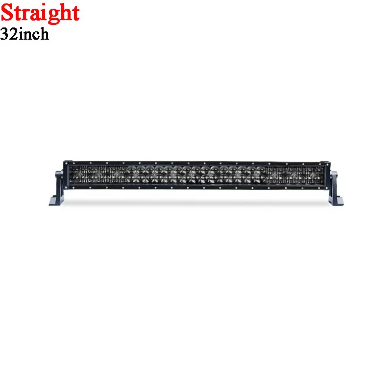 Straight 32inch 5D 22 32 42 дюймов изогнутый/прямой внедорожный светодиодный светильник комбинированный луч светодиодный рабочий светильник для автомобиля Jeep Truck UAZ MPV SUV 4WD 4x4 ATV - Цвет: Straight 32inch