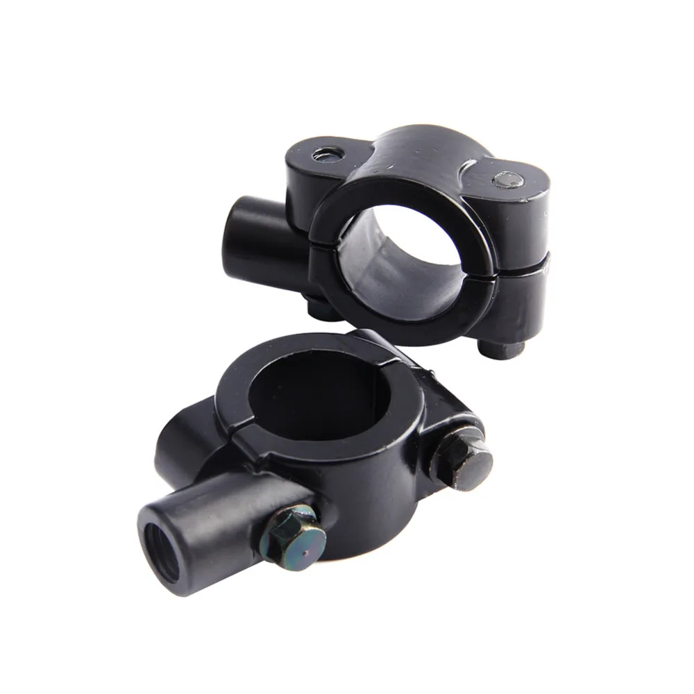 Универсальный черный держатель для мотоциклетного руля с алюминиевым зажимом 10