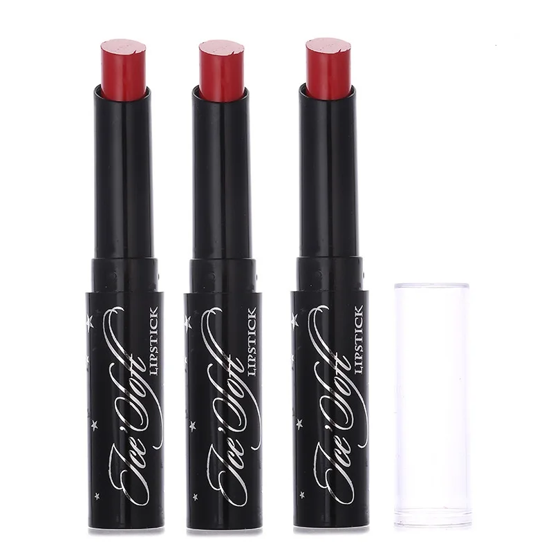 Вращающийся тонкий тюбик для рта красный макияж makyaj Макияж губ maquillage miss rose
