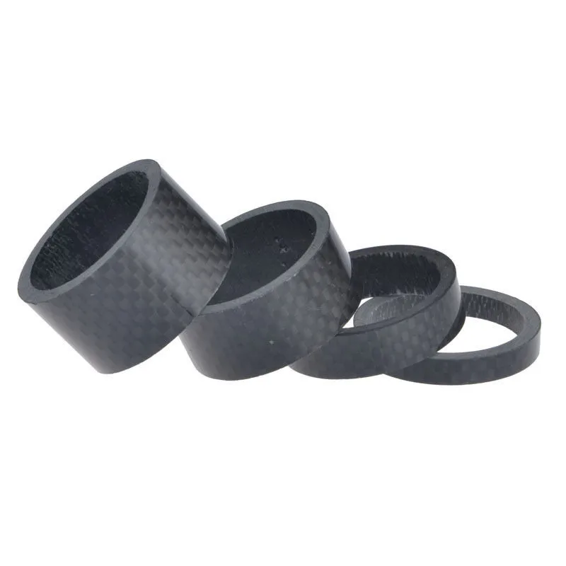 Один набор 4 шт. карбоновые прокладки для руля | Спорт и развлечения