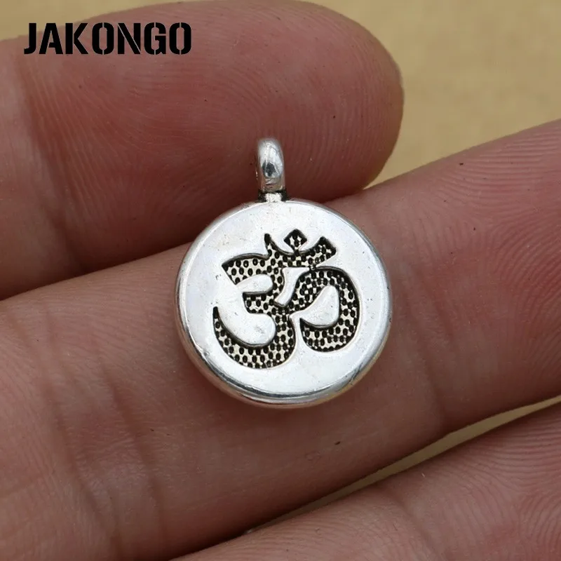 JAKONGO античные посеребренные Подвески для йоги подвески ювелирные изделия ручной