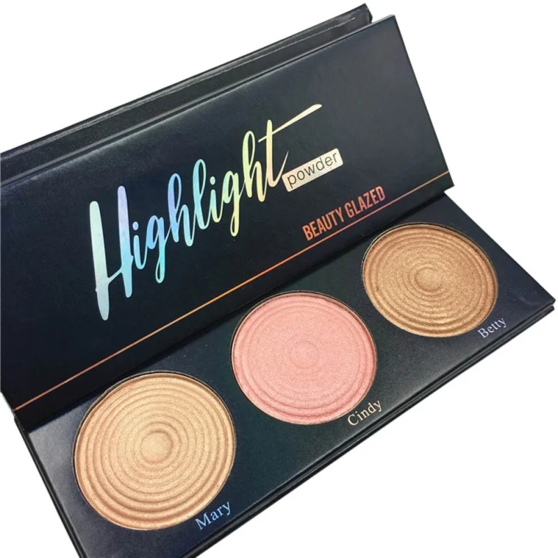 Блестящие тени для век Mary Betty Cindy Lou Manizer 3 в 1 мерцающие палитра|eye shadow|cindy loumary betty cindy