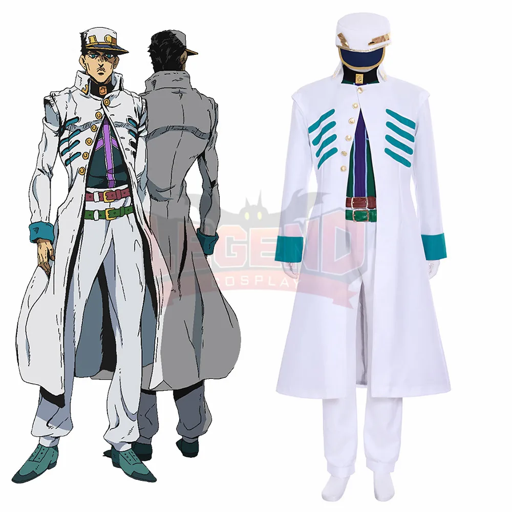 Аниме JOJO приключения Джоджо Золотой ветер Леоне abbacchio Jotaro Kujo Косплэй костюм для