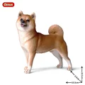 Oenux 5 sztuk klasyczny piękny japonia shiba inu model zwierzęcia Kawaii duży dla zwierząt domowych Action Figures pcv śliczne kolekcja zabawki dla dzieci prezent