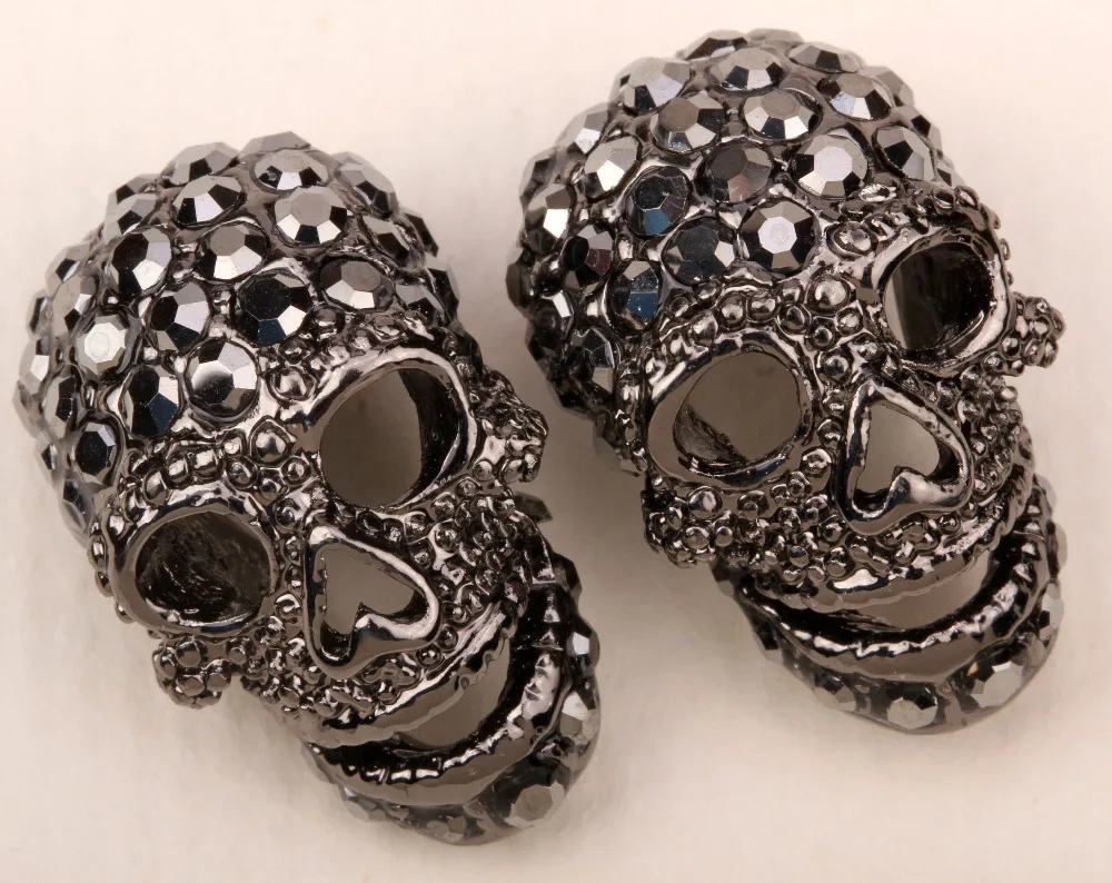 Серьги-штифты Skull skeleton для женщин, мотоциклистов, панк-рок-христианской бижутерии EM33 оптом, с доставкой оттенки золота, серебра и черного.