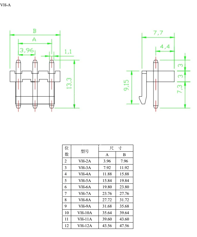 20 компл./лот VH3.96 3,96 мм VH3.96-2,3, 4,5, 6,7, 8,9, 10-контактный разъем(20 штук мужской+ 20 штук женский+ терминал 3,96 мм